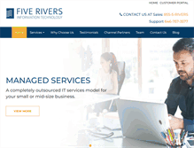 Tablet Screenshot of fiveriversit.com
